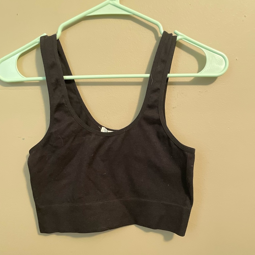 Black Crop Top